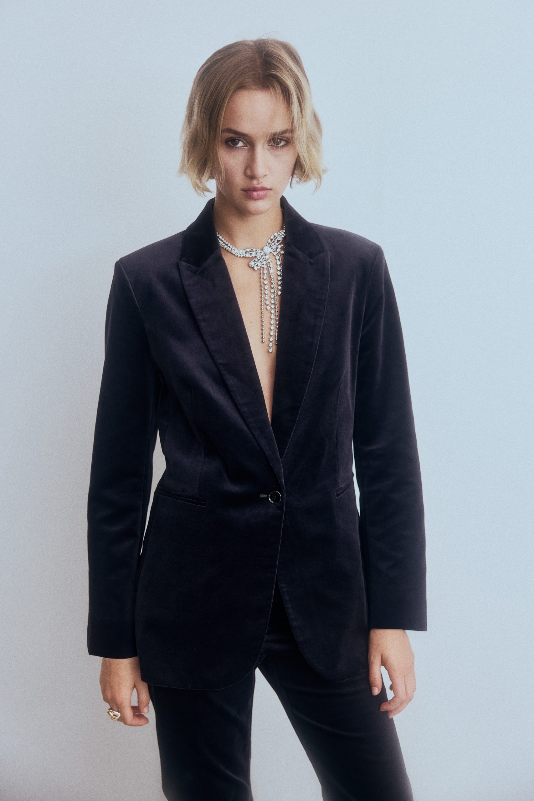 blazer-blu-donna-575hpl-1.jpg Blazer monopetto Blu navy DONNA | H&M IT - immagine 1