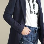 Blazer sartoriale blu notte | Mauro Grifoni Reboot Store | Outlet online