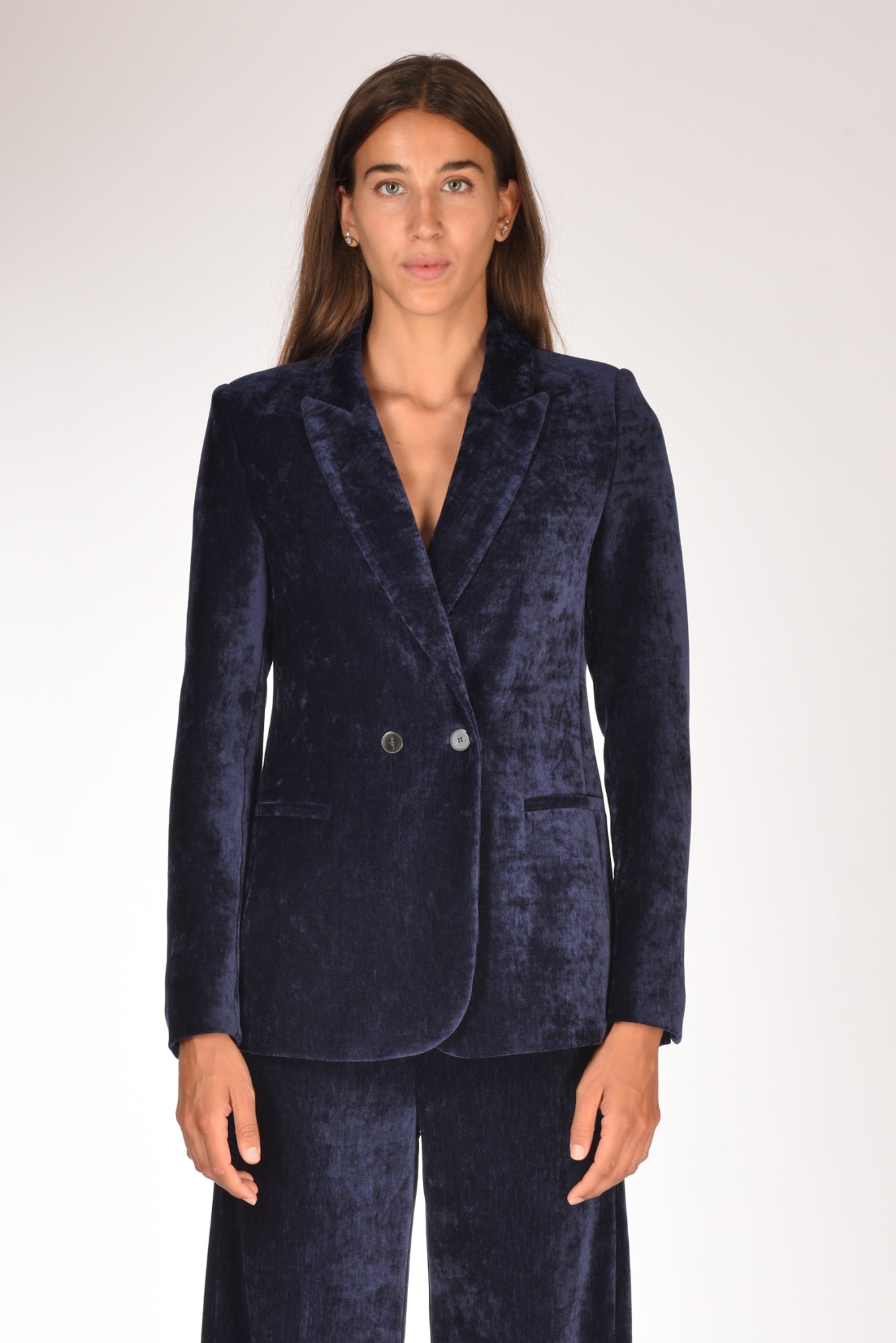 blazer-blu-donna-888pdq-1.jpg Forte Forte Blazer Blu Donna - immagine 1
