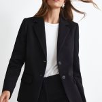 Blazer Elegante Monopetto NERO 40