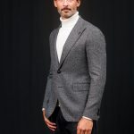 Blazer grigio melange TAGLIATORE A/I