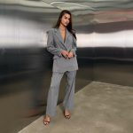 Completo blazer grigio chiaro, moderno completo da donna in due pezzi Etsy Italia