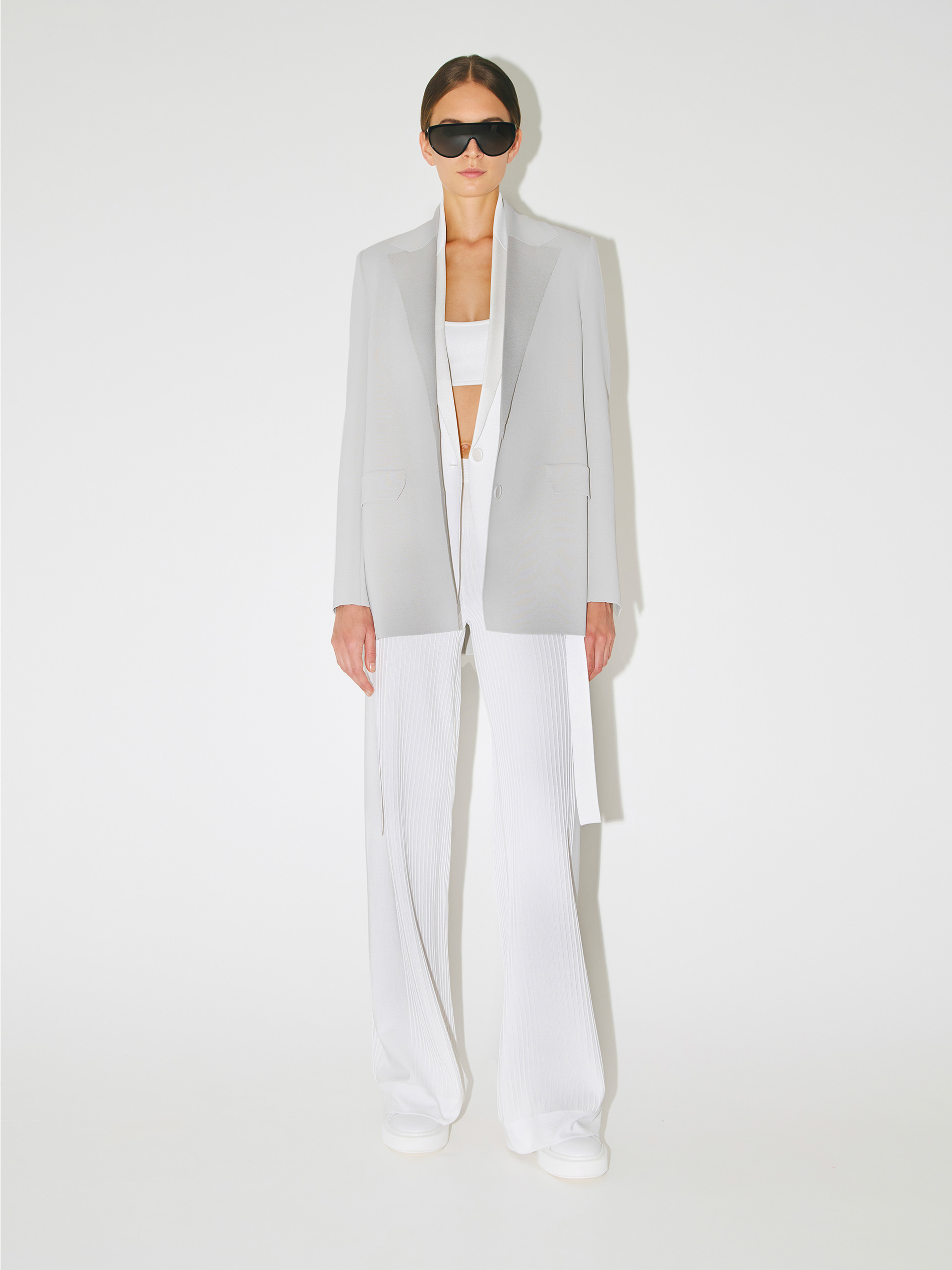 blazer-grigio-501hfr-1.jpg GIACCA OVER/ BLAZER GRIGIO PERLA MRZ Official - immagine 1