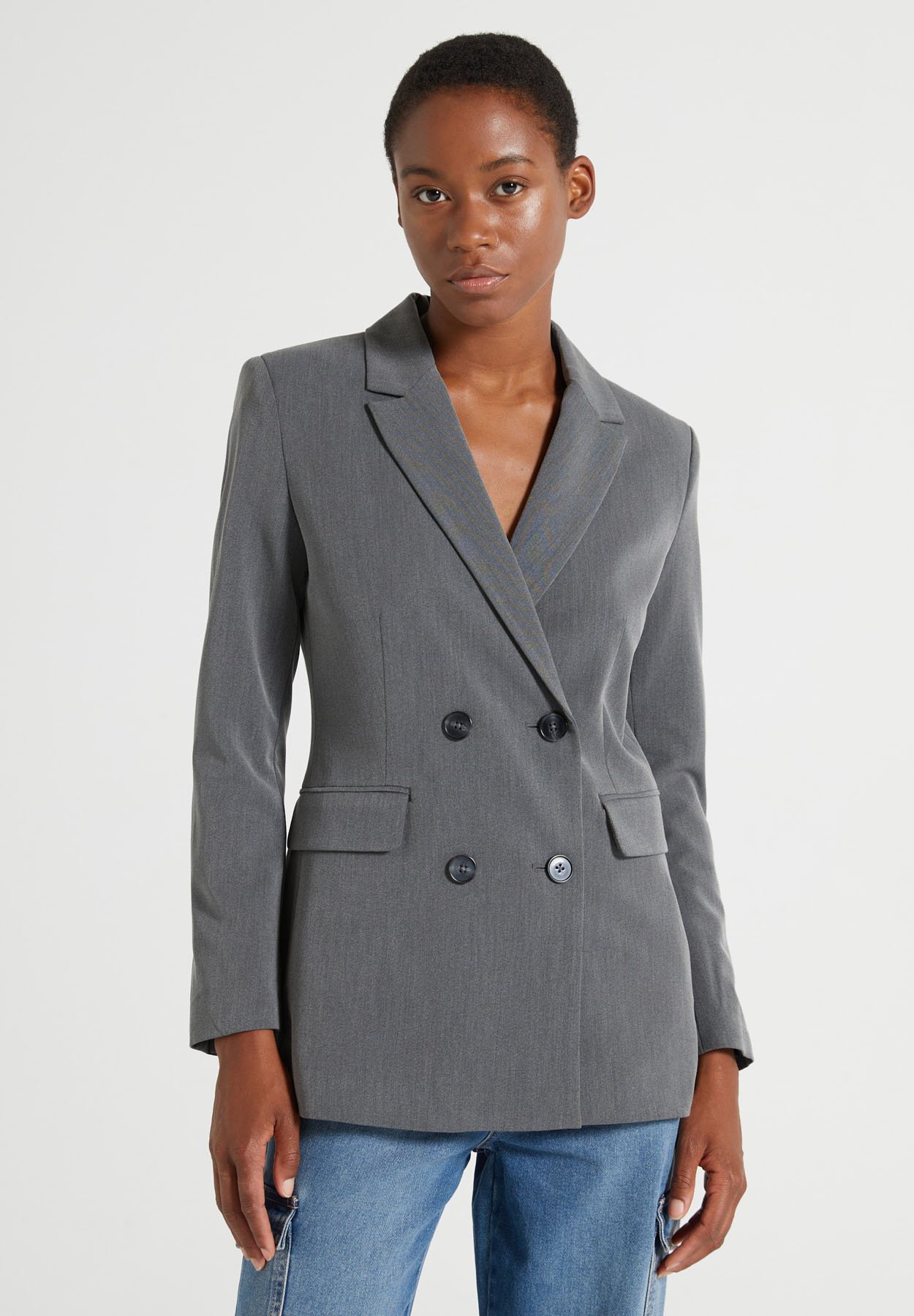 blazer-grigio-649aah-1.jpg Calliope DOPPIO PETTO Blazer grigio/grigio screziato Zalando.it - immagine 1