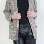 Blazer oversize fantasia pied de poule Reboot Store | Outlet online