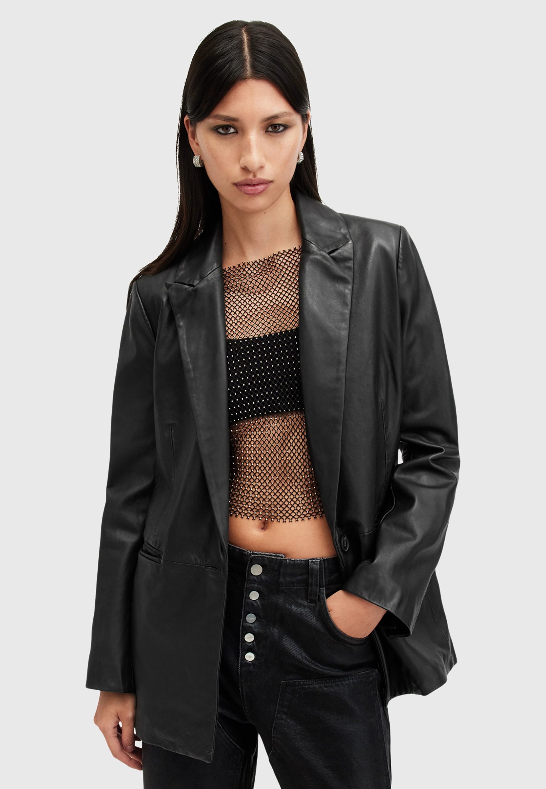 blazer-pelle-donna-741kec-1.jpg Blazer di pelle da donna | Online su Zalando - immagine 1
