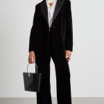 Blazer smoking in velluto NERO