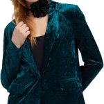 ORSAY Giacca in velluto verde da donna Blazer | Complemento perfetto per look casual e business | Eleganza con un blazer | Moda donna online | Giacche ...