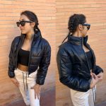BOMBER NERO CORTO TANIA