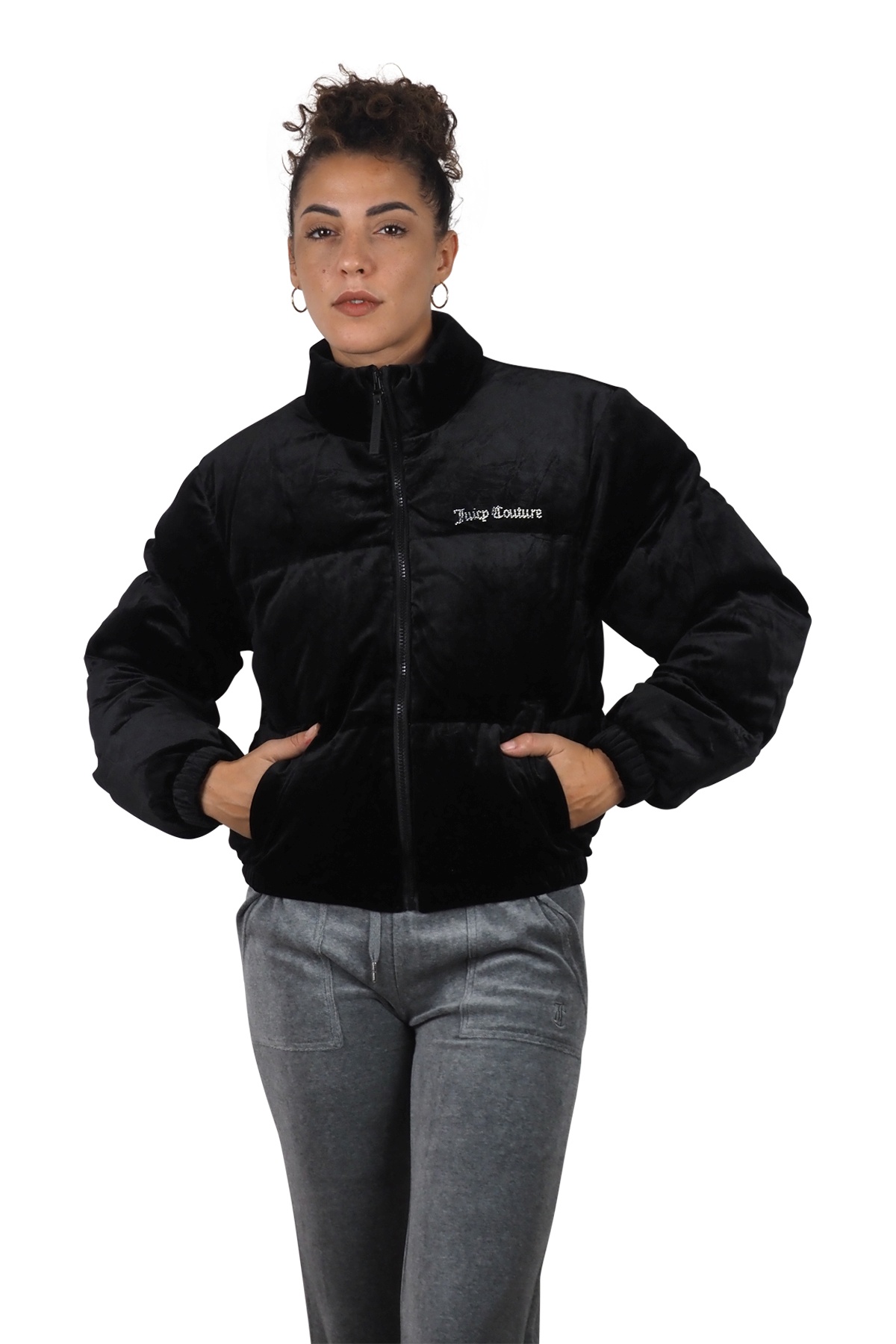 bomber-nero-donna-968otd-1.jpg Giacca invernale donna bomber - immagine 1