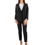 Tailleur donna completo giacca e pantalone elegante tecnico