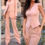 Completo Tailleur Donna Giacca Pantalone Elegante – Morbido, Comodo E Perfetto Per Ogni Occasione