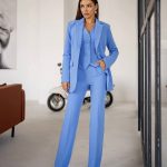 Giacca Elegante Pantaloni E Giacca Per Cerimonia Completo Elegante Donna Pezzi Casacca E Pantaloni Per Ufficio