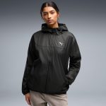 Giacca a vento Essentials vestibilità regolare da donna PUMA Black
