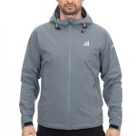 Giacca Pioggia Uomo Antivento Trekking Outdoor