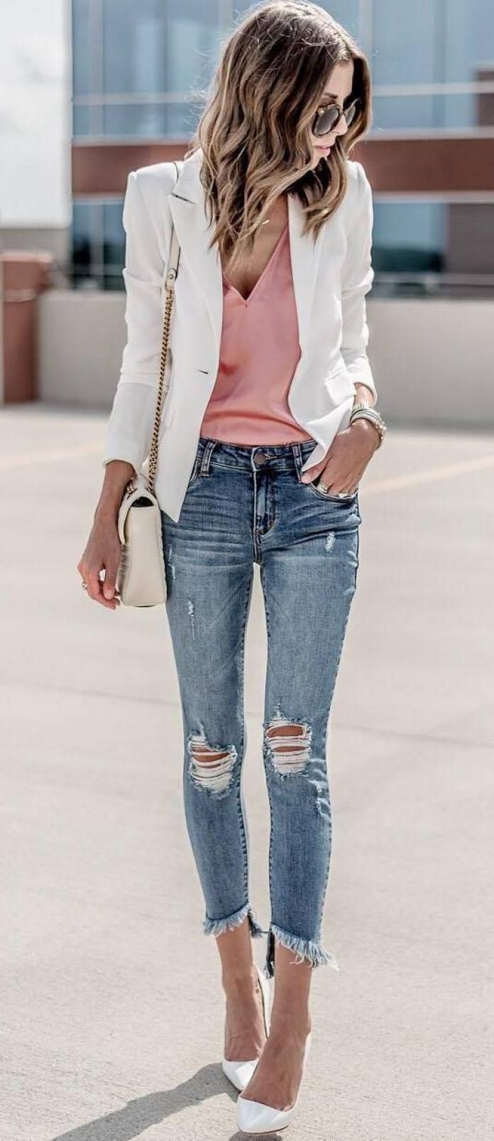 giacca-bianca-donna-626koo-1.jpg 12 ottime idee su Giacca blazer bianca | moda donna casual, abbigliamento chic, abiti casual - immagine 1