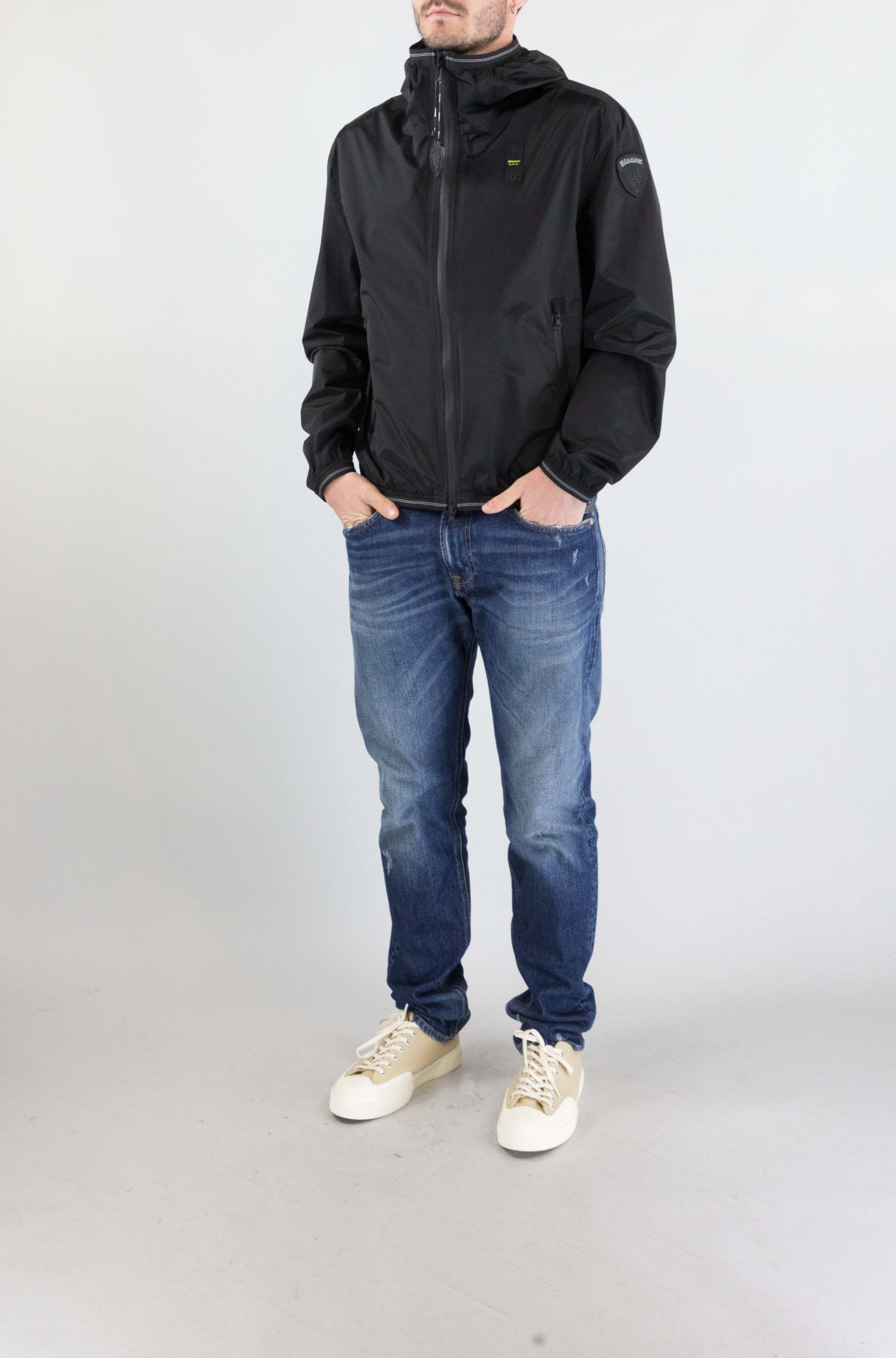 giacca-blauer-604hth-1.jpg Giubbotto Blauer Nero da Uomo 26sbluc11018 007110 - immagine 1