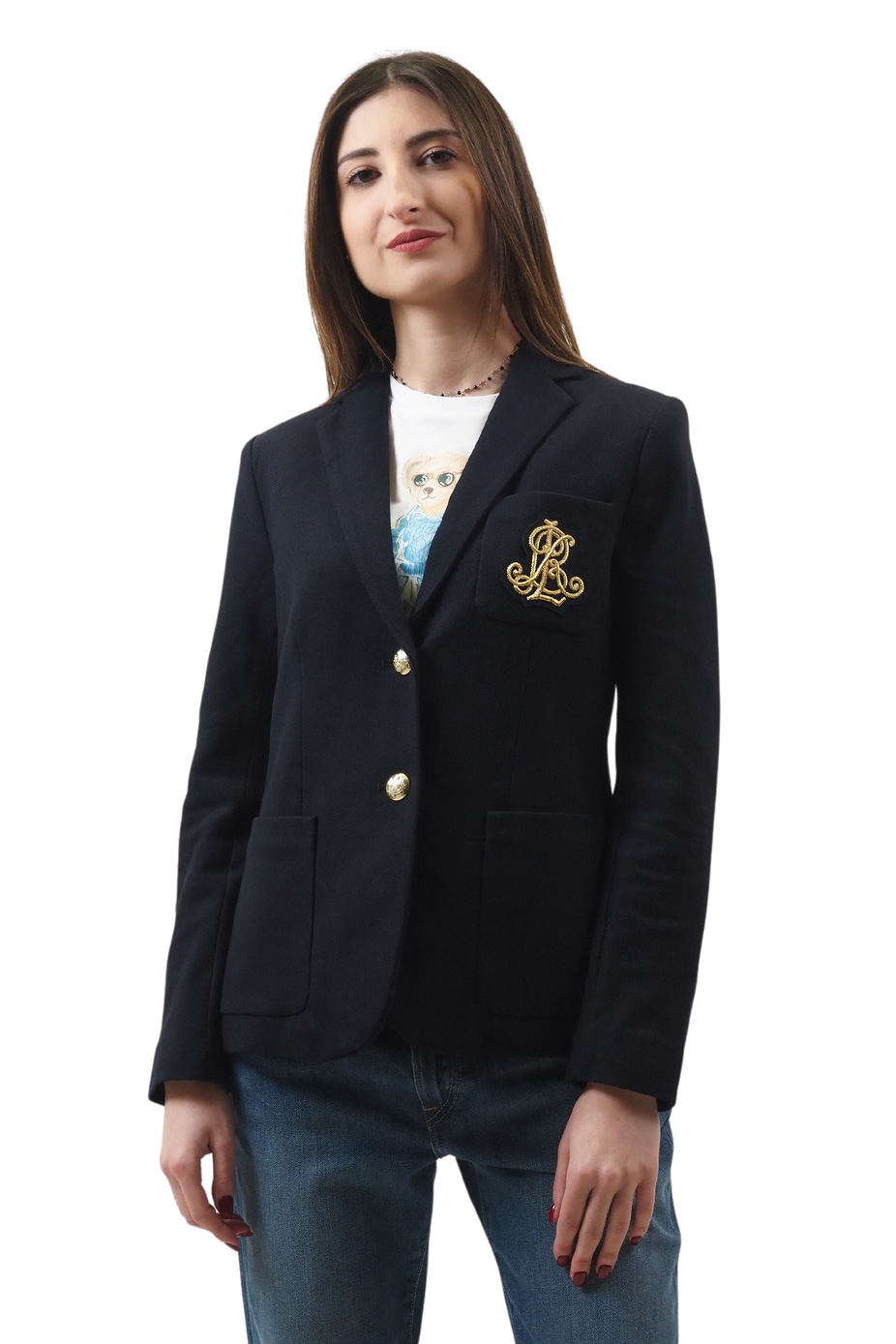 giacca-blu-donna-390dze-1.jpg Blazer da donna blu - immagine 1