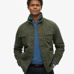 Giacca militare in stile camiciasurplus goods olive da Uomo | Superdry IT