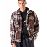 GIACCA CAMICIA A QUADRI MORO UOMO I'M BRIAN GC2705 Choose Fashion Store