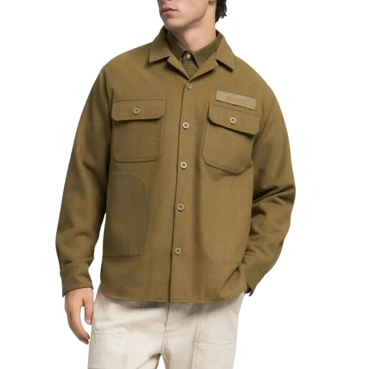 giacca-camicia-uomo-116ybe-1.jpg GIACCA CAMICIA MISTO LANA M8494 - immagine 1