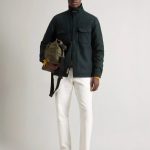Giacca Camicia Imbottita Verde Alaskan Woolrich Uomo 31 Corso Porta Luce
