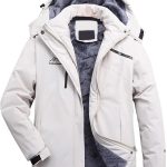 HAOLEI Giacca da Sci Impermeabile Donna Montagna Giacche Pile Invernale Antivento Cappotto con Cappuccio Giacche Softshell da Escursionismo da Donna Giacca Antivento Giacche Sportive e Tecniche : Amazon.it: Moda