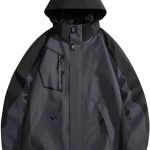 Generisch Giacca da snowboard da uomo, calda imbottita, giacca da sci, impermeabile, giacca invernale traspirante, giacca funzionale con cappuccio, giacca a vento, giacca da trekking, giacca : Amazon.it: Moda