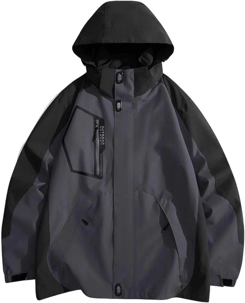 giacca-da-snowboard-uomo-384uvh-1.jpg Generisch Giacca da snowboard da uomo, calda imbottita, giacca da sci, impermeabile, giacca invernale traspirante, giacca funzionale con cappuccio, giacca a vento, giacca da trekking, giacca : Amazon.it: Moda - immagine 1