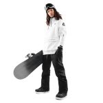 Giacca da snowboard da uomo Sport invernali W3 Antarctica Bianco