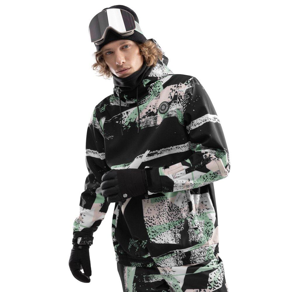 giacca-da-snowboard-uomo-724lmb-1.jpg Giacca da snowboard da uomo Sport invernali W1 Crest Multicolore - immagine 1