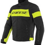 DAINESE GIACCA IN TESSUTO SAETTA D DRY NERO GIALLO FLUO
