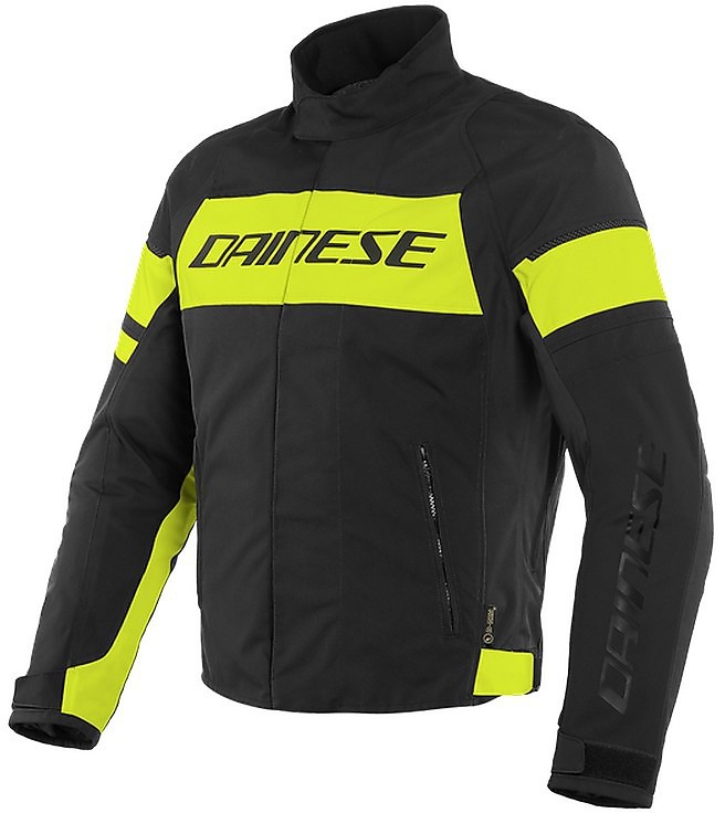 giacca-dainese-125yon-1.jpg DAINESE GIACCA IN TESSUTO SAETTA D DRY NERO GIALLO FLUO - immagine 1