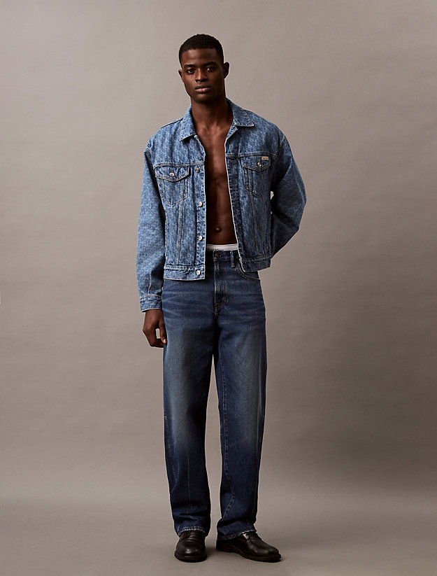 giacca-di-jeans-418egh-1.jpg Giubbotto di jeans con logo anni '90 Calvin Klein® | LV04LB773GXE8 - immagine 1