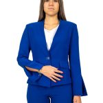 Blazer Donna Giacca Elegante Corto Rinascimento Tecnico