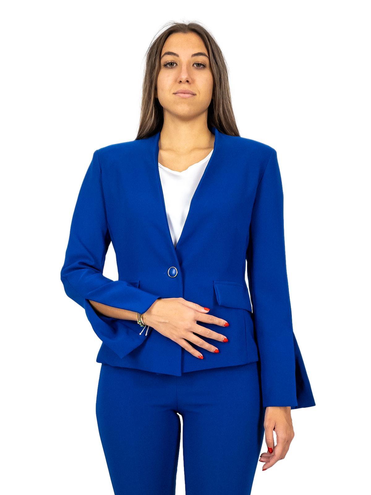 giacca-donna-elegante-106chf-1.jpg Blazer Donna Giacca Elegante Corto Rinascimento Tecnico - immagine 1