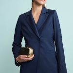 Giacca Elegante Foderata in Lana Vergine BLU 40