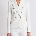 Giacca doppiopetto Donna S / Bianco