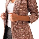 Blazer, giacca da donna elegante, oversize, giacca da donna, elegante, slim fit, giacca frontale, aperta, risvolto, business, ufficio, blazer, doppiopetto, formale, blazer per il tempo libero, : Amazon.it: Moda
