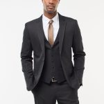 Giacca da completo slim fit nero