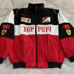 Neues 2026 Giacca F1 Team Racing Ferrari Adulto Ricamo Bianco Cotone Imbottito/ | eBay