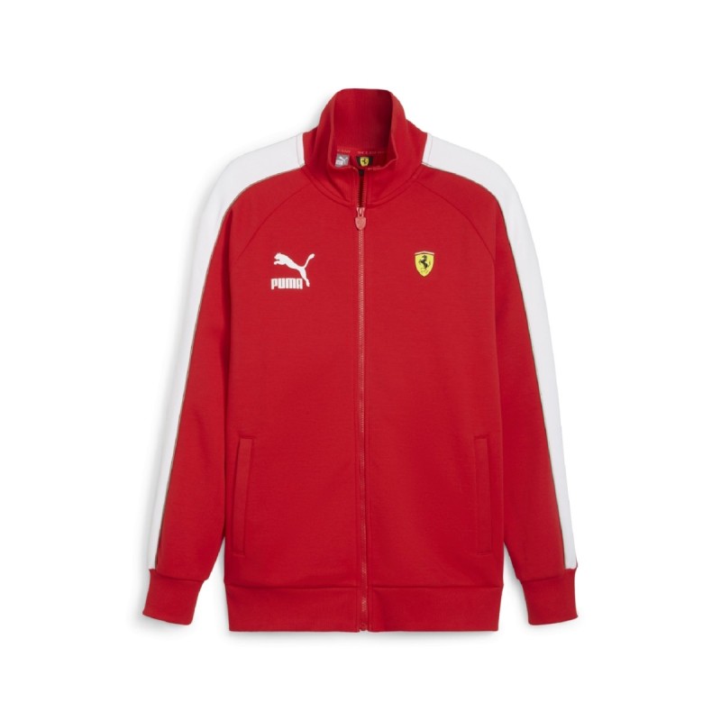 giacca-ferrari-492kid-1.jpg Giacca sportiva iconica T7 Puma Ferrari da uomo rossa - immagine 1