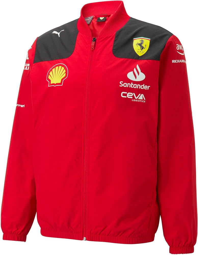 giacca-ferrari-695smy-1.jpg PUMA Scuderia Ferrari Giacca della squadra 2023 Rosso Taglia: L : Amazon.it: Moda - immagine 1