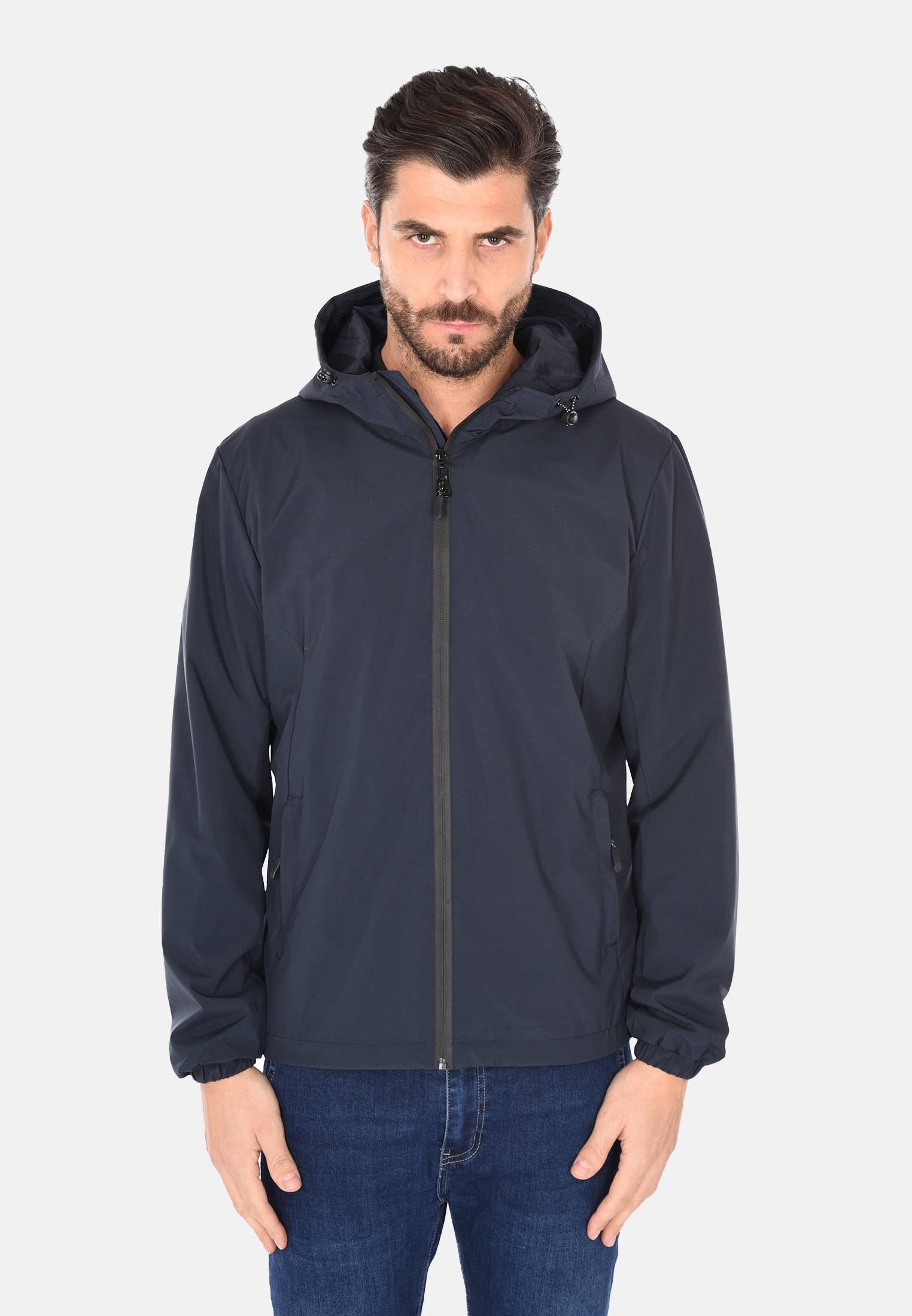 giacca-impermeabile-uomo-883arl-1.jpg Giubbotto impermeabile con cappuccio - immagine 1