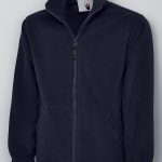 Giacca in pile con zip integrale, stile classico, ideale per sport, lavoro e tempo libero Navy X Small : Amazon.it: Moda