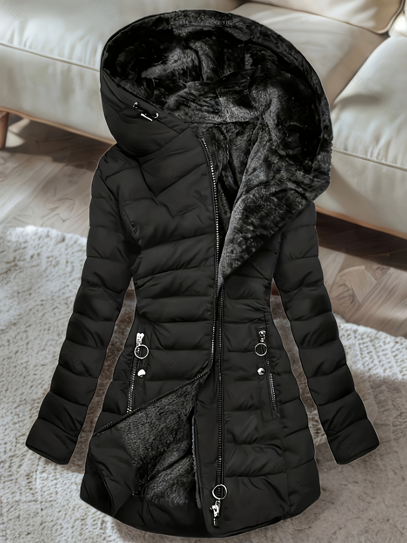 giacca-invernale-402rgz-1.jpg Giacca Invernale Giubbotto Donna Elegante Giacca Invernale Elegante Giubbotto Invernale Giaccone Elegante - immagine 1