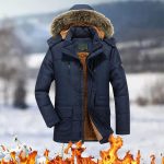 OBiQuzz Giacca invernale da uomo, lunga, calda imbottitura, parka con collo in pelliccia, per attività all'aria aperta, con cappuccio in pelliccia, vestibilità normale, giacca invernale, antivento, : Amazon.it: Moda