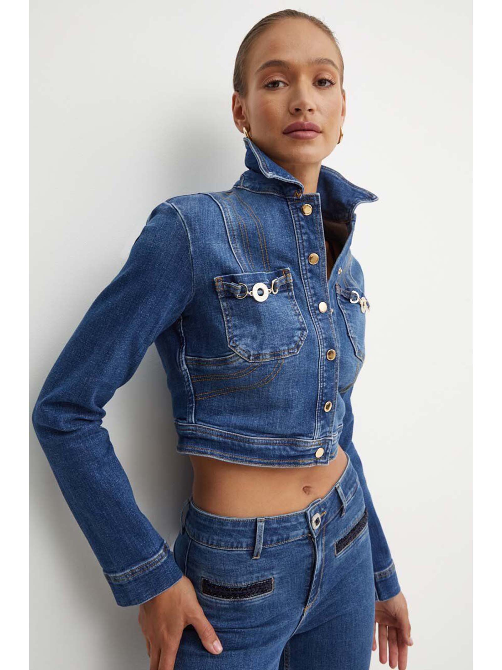 giacca-jeans-748gsi-1.jpg Giacca in jeans liu jo charm - immagine 1