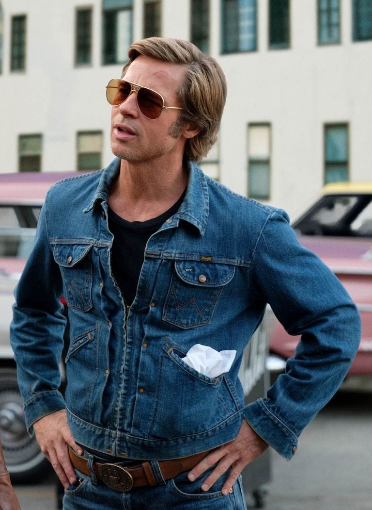 giacca-jeans-uomo-131zbl-1.jpg Il giubbotto di jeans dell'autunno 2019 è quello di Brad Pitt - immagine 1