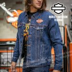 Giubbino in Jeans Da Uomo Harley Davidson® Medium Wash S